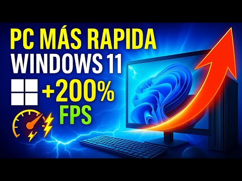 WINDOWS 11 +200 🚀 | Optimiza y Acelera tu PC (Guía 2025) +FPS y Rendimiento