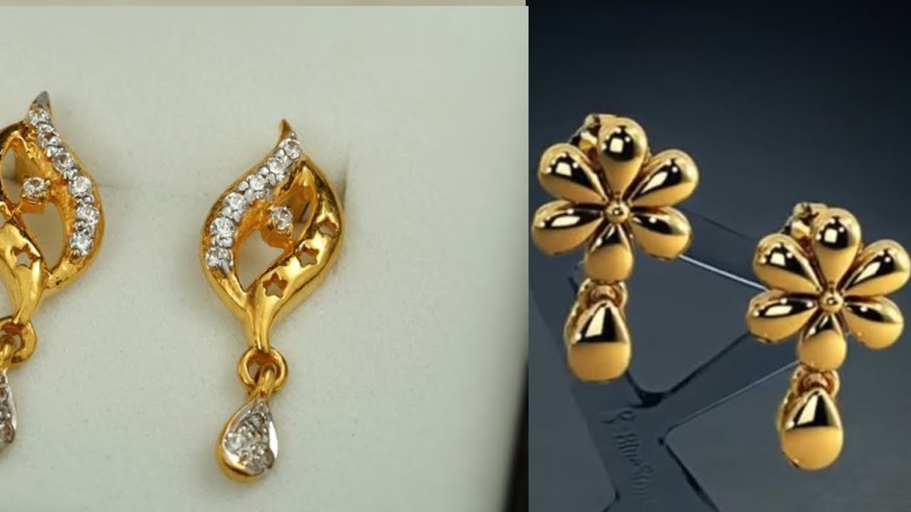 300+ Gold Earring Designs Online at Best Price - Candere by Kalyan Jewellers