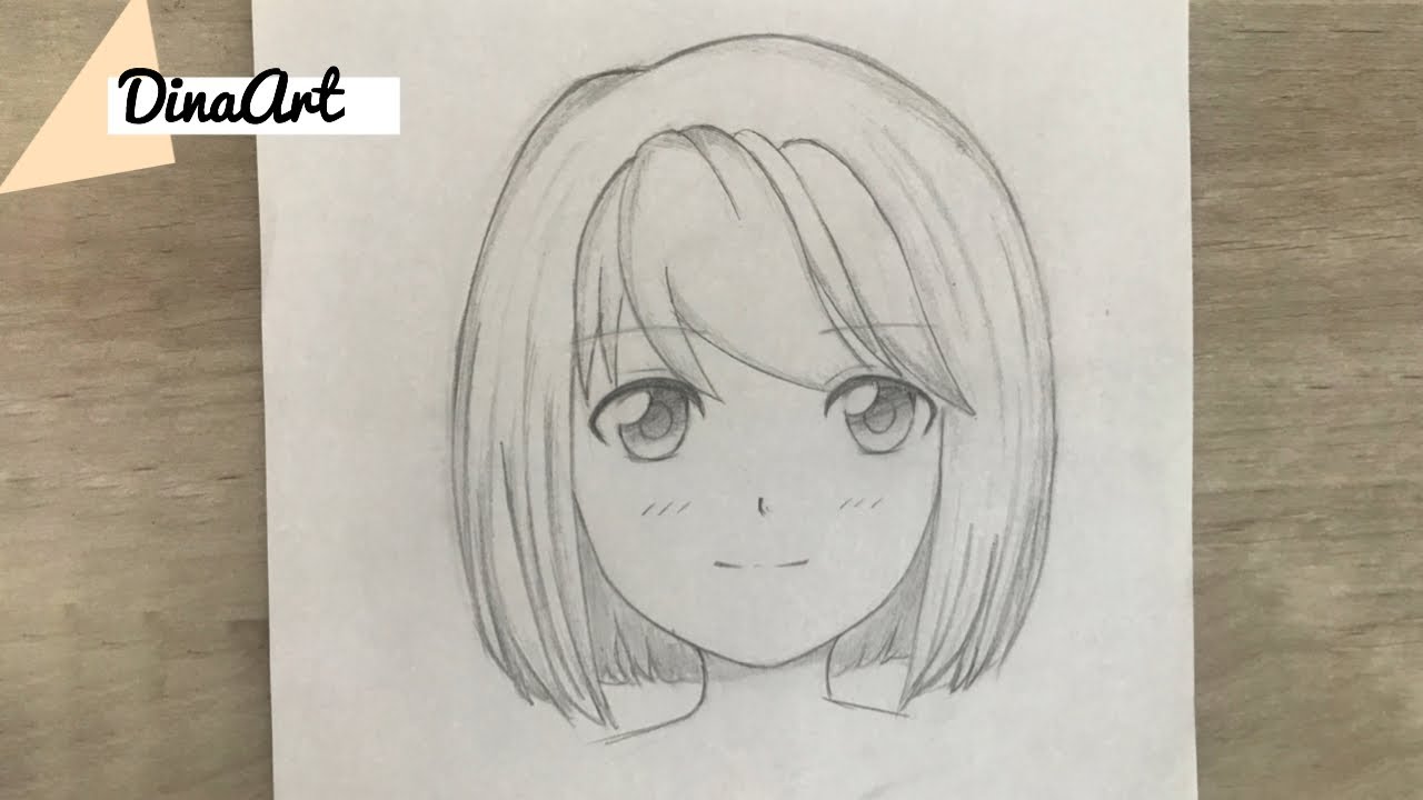 How to Draw an Anime Girl and Anime Girl Coloring Page-saigonsouth.com.vn