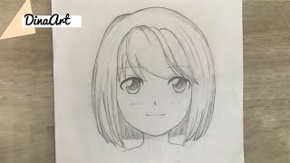 How to draw anime girl #2 | speed drawing | DinaArt