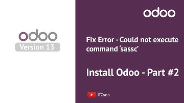 Odoo13 - Fix Error Could not execute command 