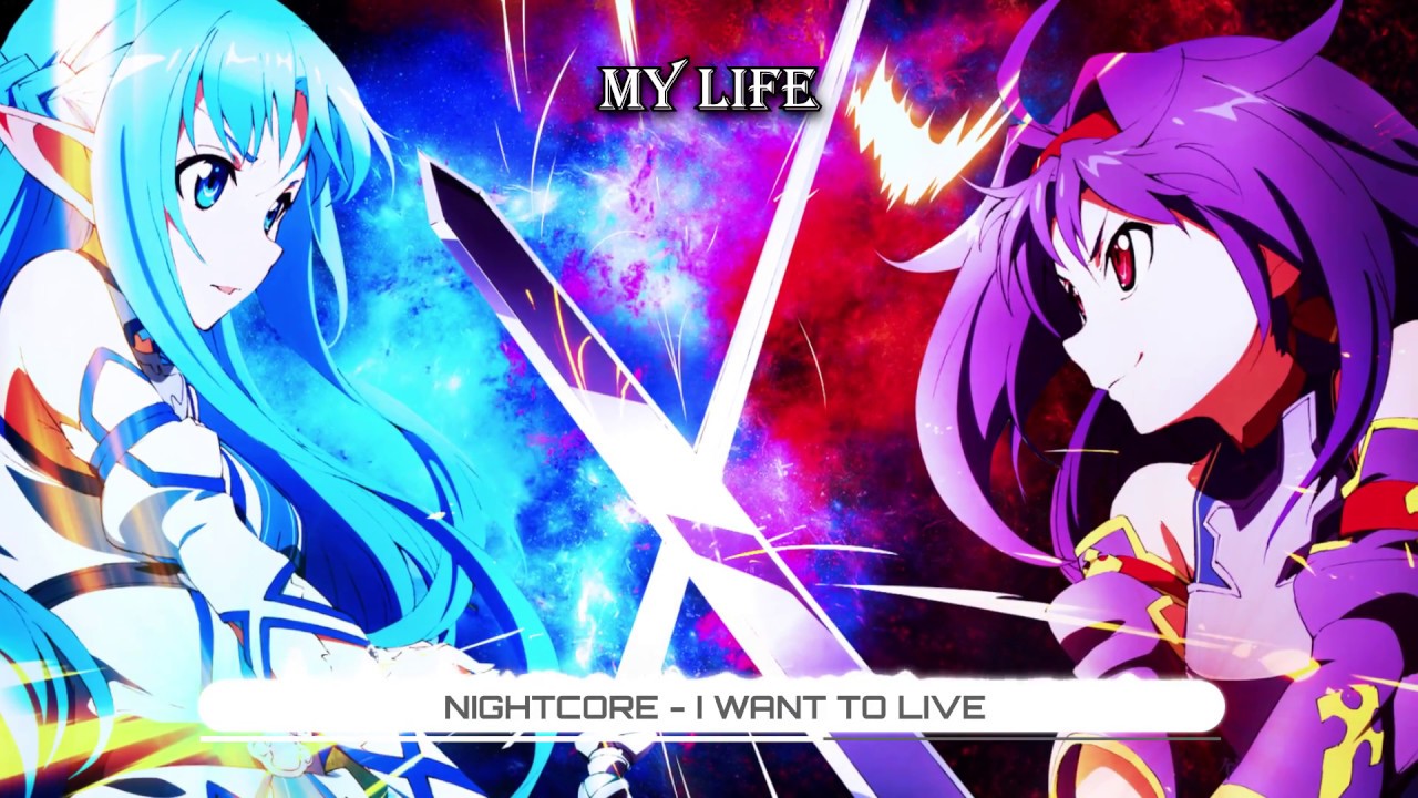 Nightcore - I Want To Live (Lyrics)