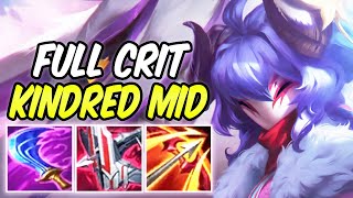 Full Attack Speed Crit Kindred Mid New Build & Runes League Of Legends