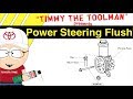 Power Steering Flush and Reservoir Cleaning