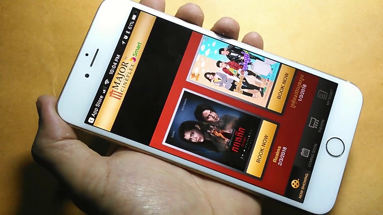 កក់សំបុត្រកុនងាយៗជាមួយ Major CinePlex or Major KH App - Booking Cinema Ticket by Major CINEPLEX App