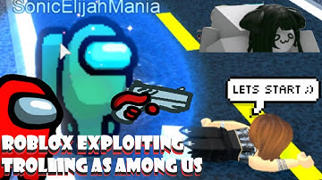 Playing as Among us imposter script In ROBLOX || ROBLOX Exploiting