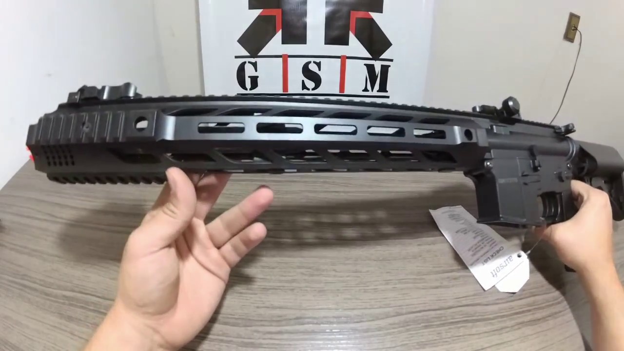 GSM AIRSOFT - QUICK REVIEW - CM518 CYMA - YouTube