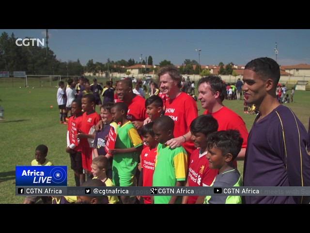Former Liverpool stars in South Africa for Human Rights Day