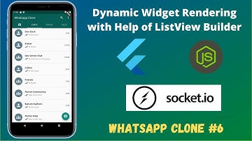 Flutter Chat App- Dynamic Widget Rendering with Help of ListView Builder 🔥 || #6