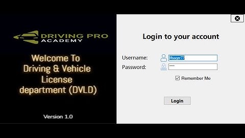 Driving License & Vehicle Management System | C# .NET WinForms Project