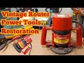 "VINTAGE POWER TOOLS RESTORATION 🔴 | Live DIY Workshop 🔧💪