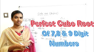 How to Cube Root Number || 7,8, and 9 Digits || In A 10 Seconds || TNPSC || UPSC || BANK || CLERK ||