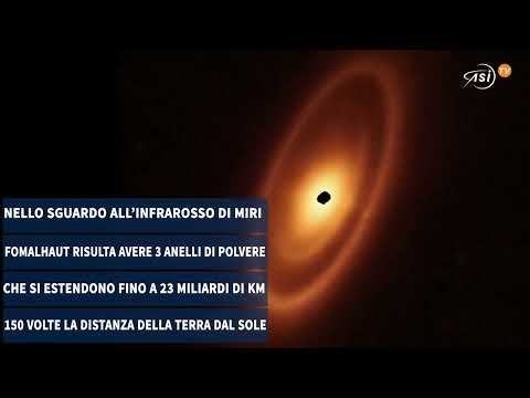 Webb penetra la polvere della misteriosa stella Fomalhaut