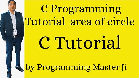 c program to calculate area of circle | c programming in Hindi |c programming tutorial for beginners