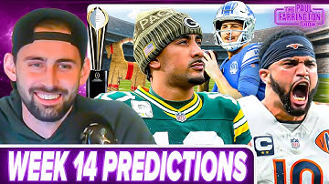 NFL Week 14 Predictions: Bears-Packers, Cowboys-Lions, Bengals-Bills, Steelers-Ravens, Texans-Chiefs