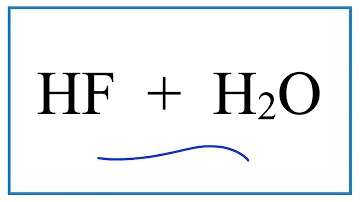 ¿Por qué el HF es más débil que el H2O?