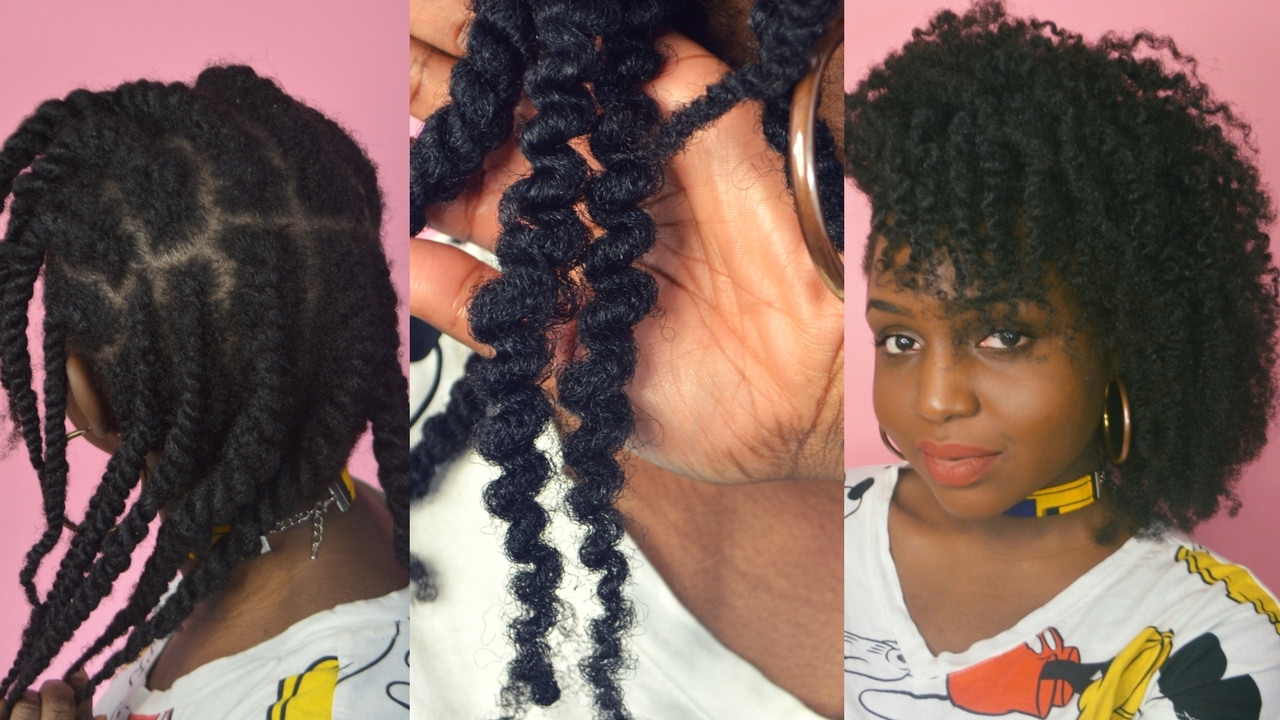 Part 1 Style Your 4c Hair With Just Shea Butter Flat Twist Out