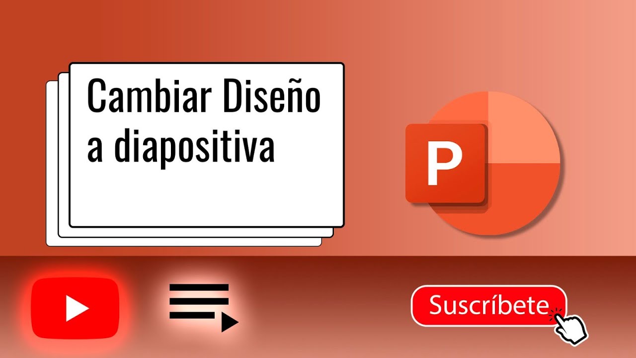 Como cambiar dise o a mi diapositiva en power point youtube