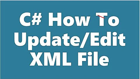 C# How To Update, Edit XML File Part 4 (1080p HQ)