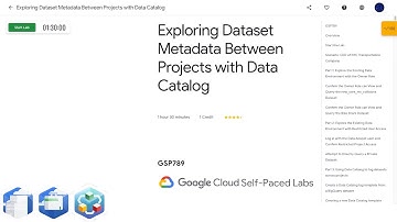 Qwiklabs | Exploring Dataset Metadata Between Projects with Data Catalog [GSP789]