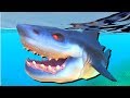 Giant Megalodon Shark vs Great White! - Feed and Grow Fish Gameplay
