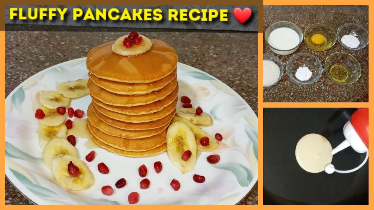 Fluffy Pancakes Recipe By Food & Skin Diaries Easy Pancakes Simple