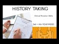 History taking for medical students part 2|MBBS @Medschool1234