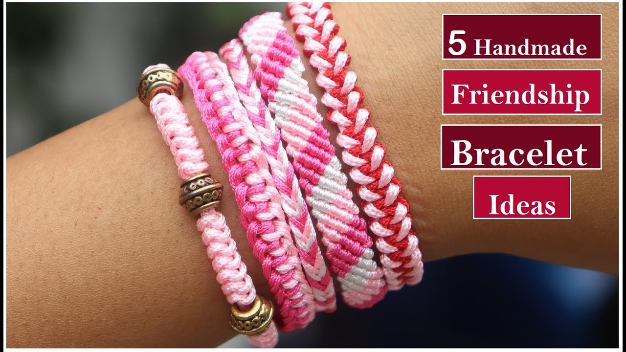 5 Handmade Friendship Bracelets Ideas, How To Make Thread Bracelet At Home, DIY Jewelry
