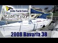 SOLD!!! 2008 Bavaria 38 Sailboat [BOAT TOUR] - Little Yacht Sales