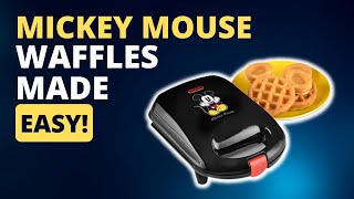 The DCM-9 Mickey Mini Waffle Maker is a MUST-HAVE for Disney Fans!