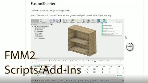 Fusion 360 Scripts and Add-Ins