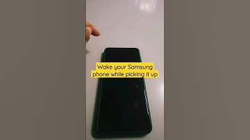 how to wake your Samsung phone while picking it up #wakeup #samsung #shorts