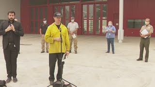 Clackamas County officials give fire update Friday, September 11