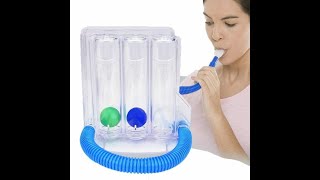 Breathing Trainer Three-ball Meter Spirometry
