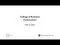 Stony Brook University 2024 College of Business Convocation