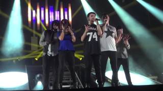 Pentatonix -- Lorde Team (intro) and Royals - Orpheum Los Angeles 3-2-2014