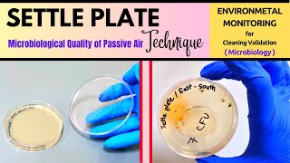 Settle Plate Method | Environmental Monitoring | Microbiological Quality of Passive Air | FDA, 2004