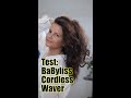 Anwendung und Test: BaByliss Cordless Waver