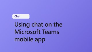 Using chat on Microsoft Teams mobile screenshot 5