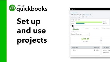 How to set up and use projects in QuickBooks Online