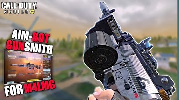 YOU SHOULD TRY THIS ZERO RECOIL M4LMG GUNSMITH with HIGH DAMAGE CODM | COD MOBILE SEASON 5 BR