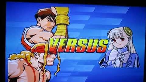 Capcom Fighting Evolution(Xbox)-Guy/Alex Playthrough