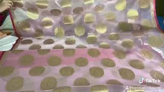 Party wear kora banarasi tissue soft Silk Saree screenshot 5