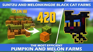 SunTzu & MelonKingDe's Black Cat Melon/Pumpkin Farm | Hypixel Skyblock(Outdated)