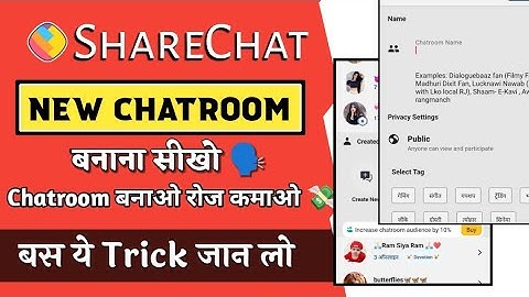 How To Create Group In Sharechat// Raaj Tech #raajtech