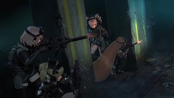 Girls Frontline 2. Login screen video (clean version)
