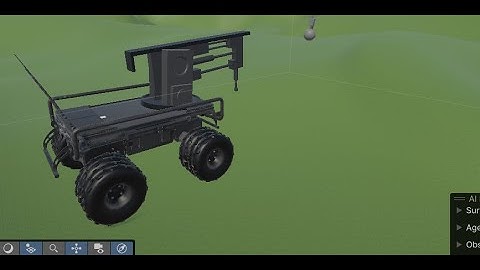 Advanced UGV with robot Arm simulation