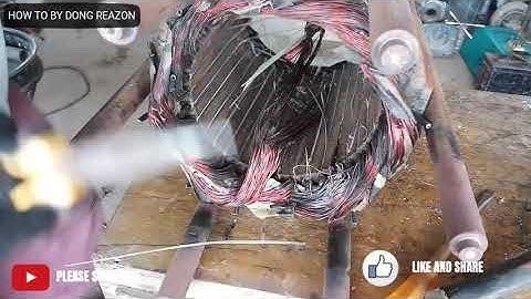 HOW TO REWIND 50KVA ALTERNATOR / PART 2