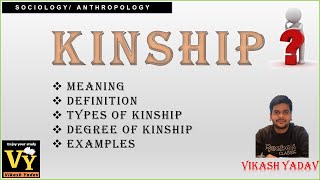 Kinship | Meaning | Types of Kinship | Degree of Kinship | sociology | Anthropology |Notes Eng+Hindi screenshot 3