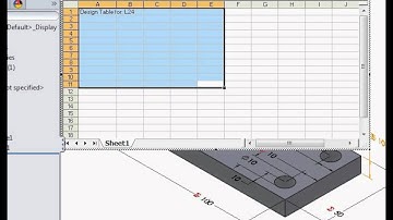 SolidWorks Tutorial - Configuring a Global Variable